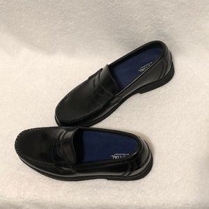 Rockport Men Black Slip On Leather Shoes Sz 7M NEW